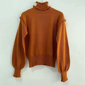 Miya Sweater Rajut Crinkle - Sweater Premium - Sweater Wanita - Blouse Crinkle - Blouse Rajut Premium - Turtleneck - COD - Free Ongkir - Korean Style