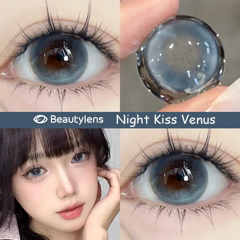 Night Kiss Venus BEAUTYLENS  softlen innocent coklat lensa 14.0mm normal Minus [-1,00 s/d -8,00] makeup Eye Soflen 2