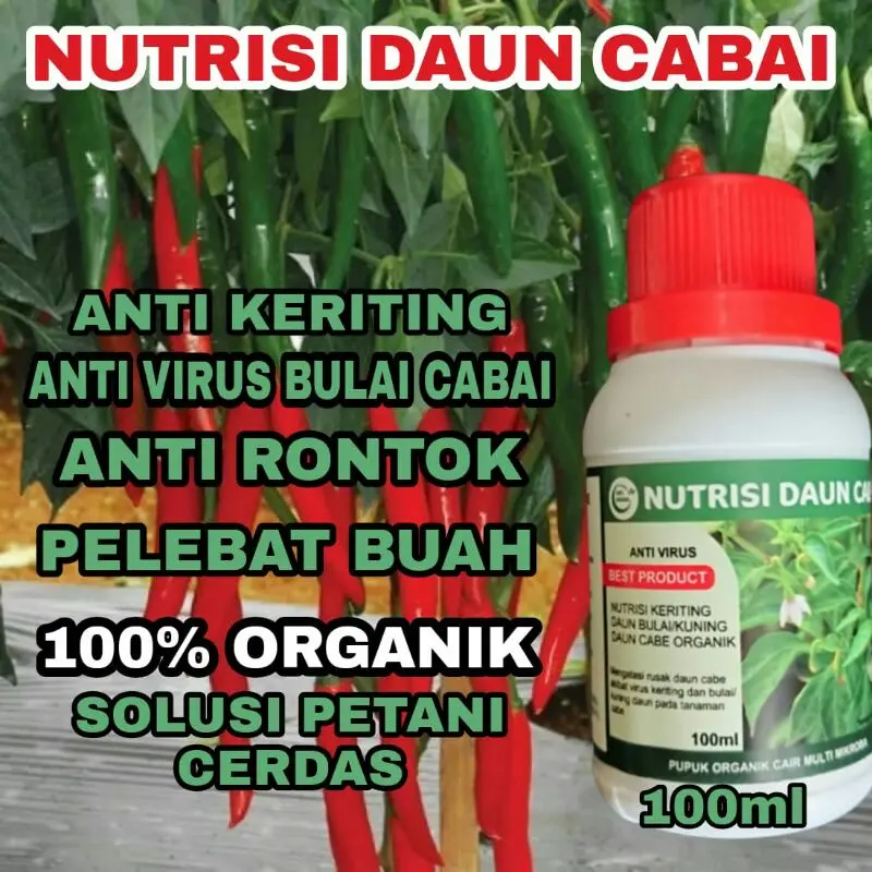 Pupuk Organik cabe Booster Bulai Cabe Anti Virus Anti Keriting 0