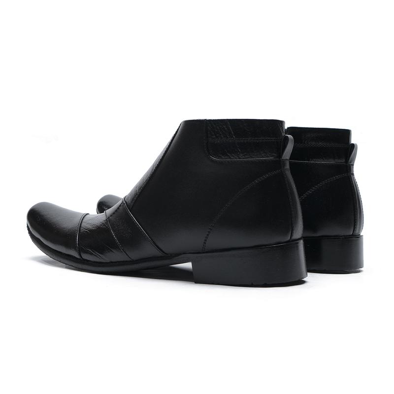 Sepatu Boot Formal Pria Boots Pantofel Kulit Asli Boots Kerja Pria Kulit Sapi Kode 0322 7