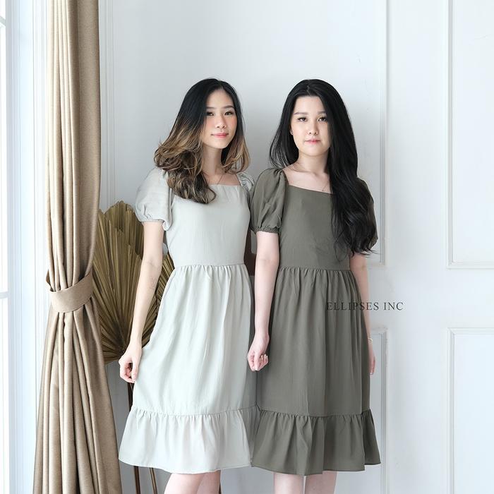 Promo ELLIPSESINC Dress Casual Korea/Dress Wanita Korea/Mina Dress - BRICK  - Kota Administrasi Jakarta Barat - Ellipsesinc | Tokopedia