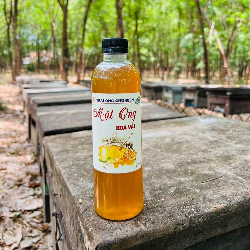  500ml Mật Ong Hoa Vải - Trại Ong Chú Điền 