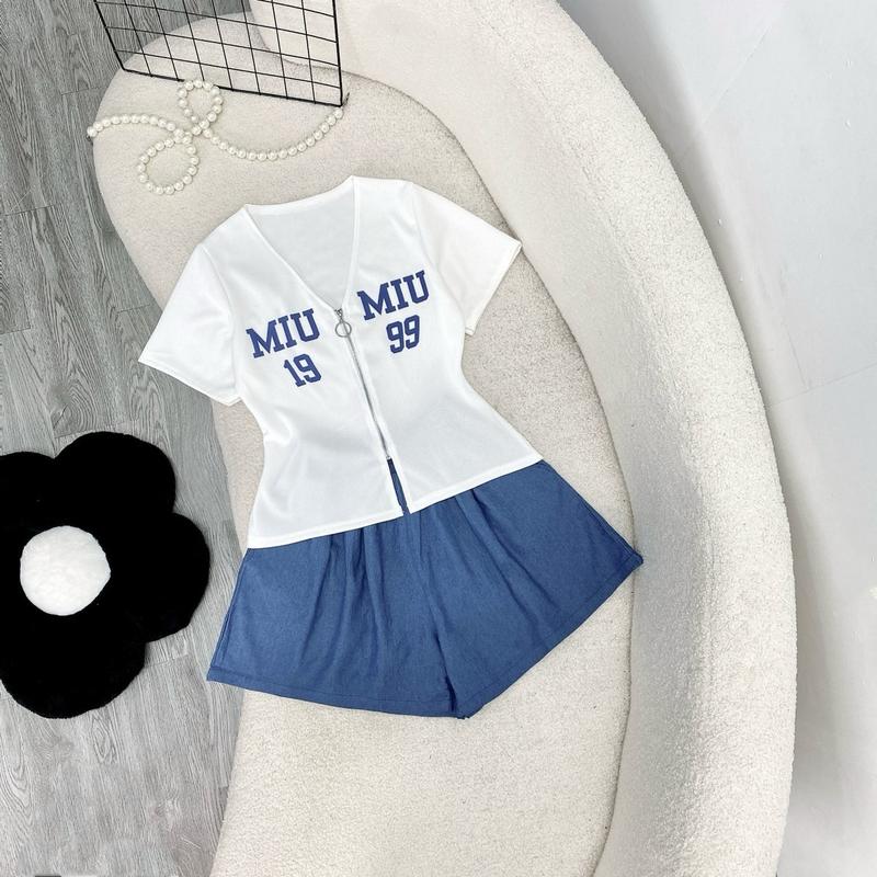  Sét bộ bigsize   quần + áo  thun ruby cao cấp phối  jean giấy loại 1 mềm mịn dành cho  nữ từ  60-95kg   Women 