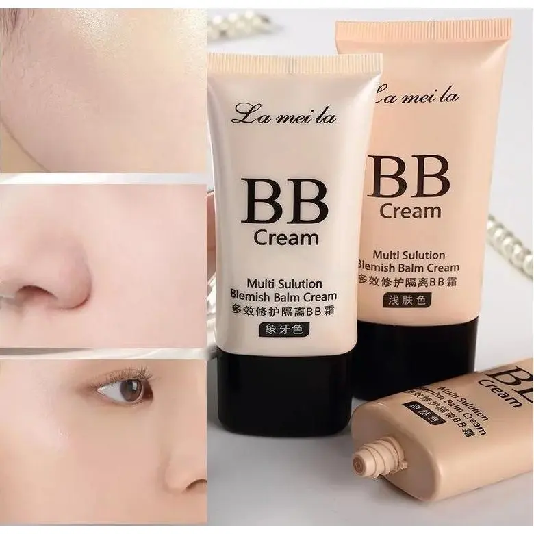 Kem Nền Dạng Lỏng Dưỡng Ẩm Lâu Trôi, LAMEILA, Kem BB, Không Thấm Nước, Che Khuyết Điểm, Trang Điểm Làm Trắng
