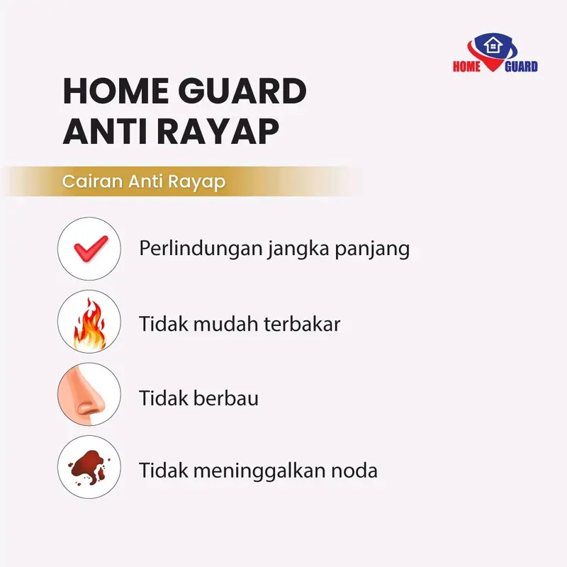 Home Guard Anti Rayap Cairan Pengusir Rayap Perlindungan Jangka Panjang - 100ml 1