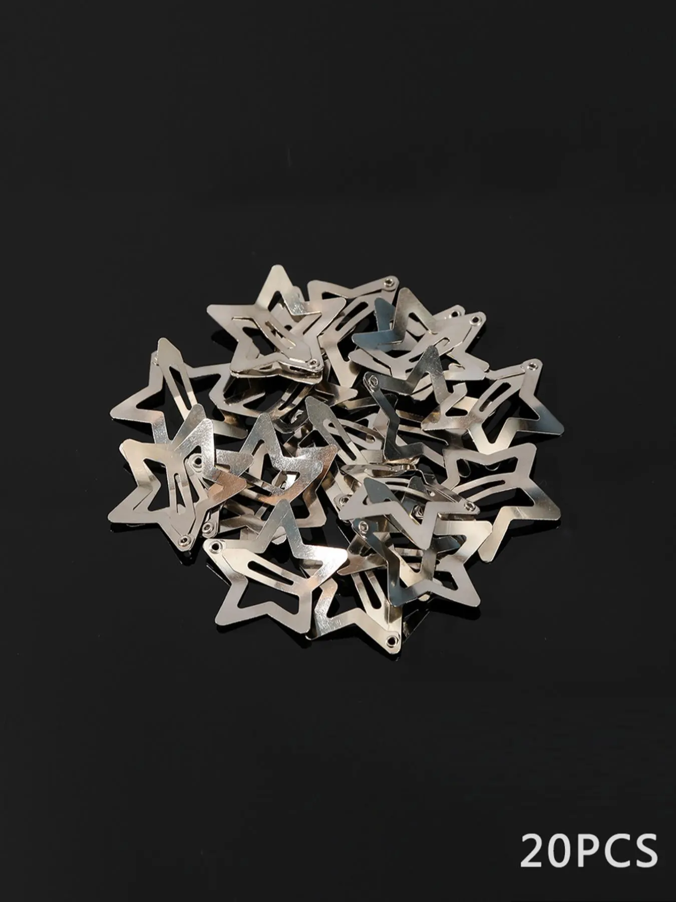 Women's Cute Star Design Hair Clips, Casual Trendy Plain Color Hair Clips, Fashionable Hair Accessories for Daily Clip Hairstyle Decoration, Barrettes
