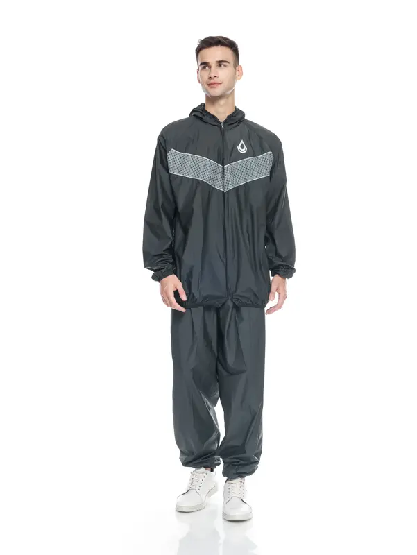Sauna Suit Rainsol Ethnic | Baju Sauna | Jaket + Celana Sauna | Full Resliting Set Uniseks Sport 2