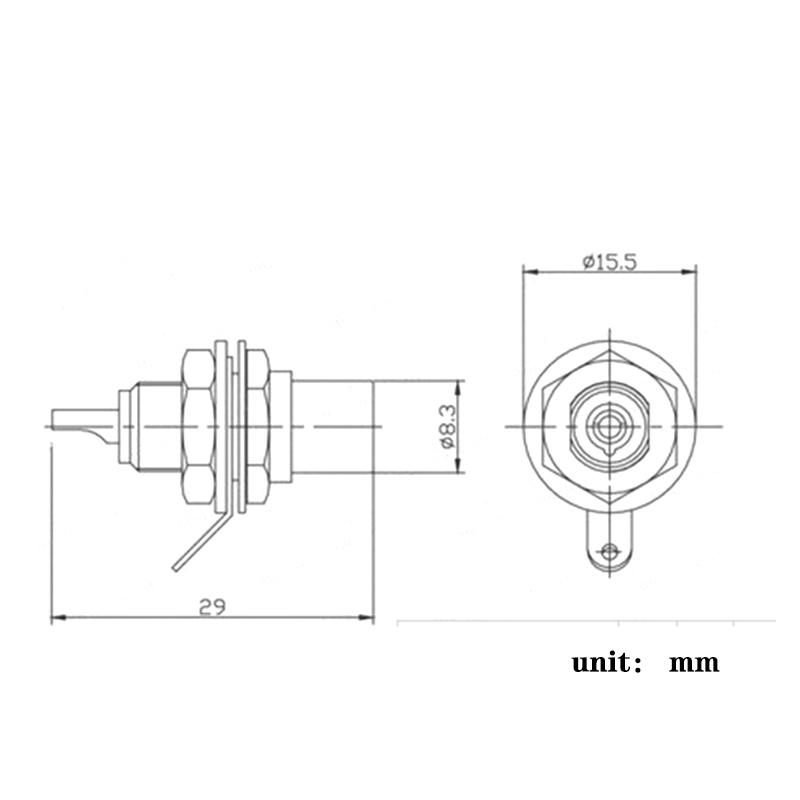Product Introduction of Gold plated RCA female Jack Solder Connector Panel Mount Chassis AV Audio Socket Plug Bulk head with NUT  AN1A 5