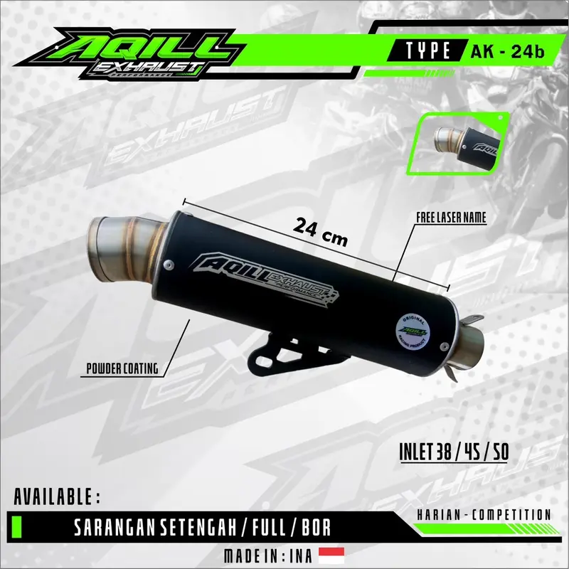 knalpot SILINCER / SLENCER ONLY P24 Garansi Pabrik 6