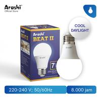 Gambar Arashi Lampu LED Beat II 7 watt CDL Cahaya Putih - Putih dari Arashi asia Kab. Tangerang 2 Tokopedia
