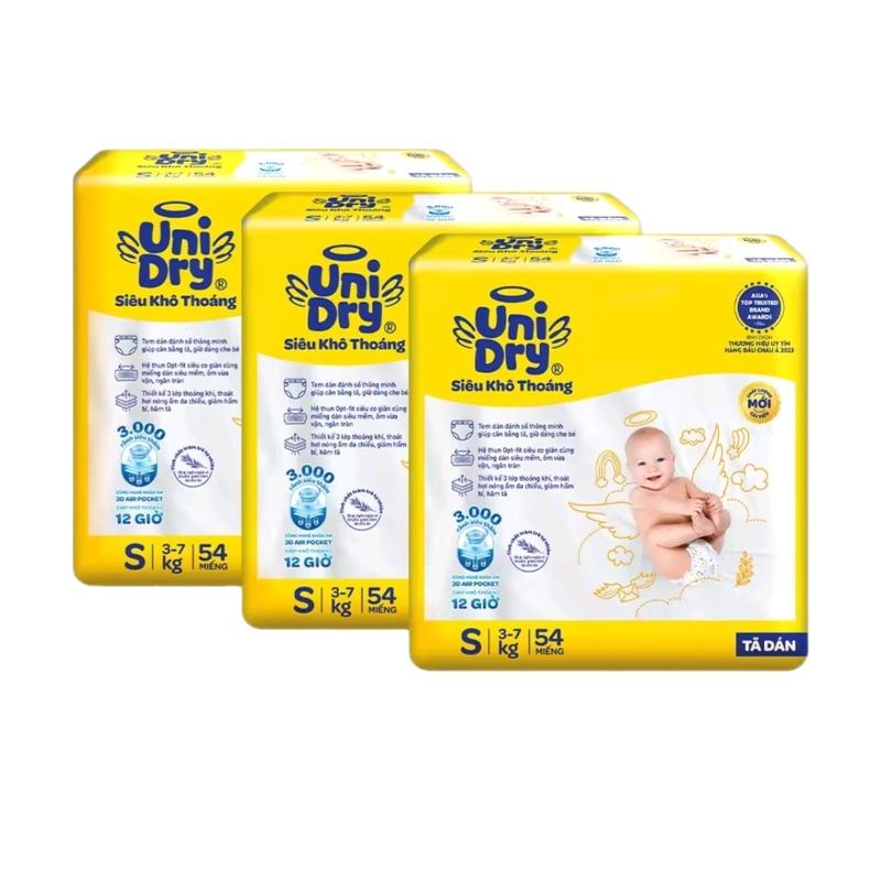 COMBO 3 GÓI TÃ DÁN UNIDRY MỚI S54 M46 L40