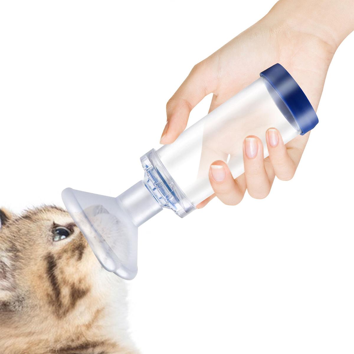 Classic Cat Dog Inhaler Spacer Veterinary Animals Aerosol Chamber ...