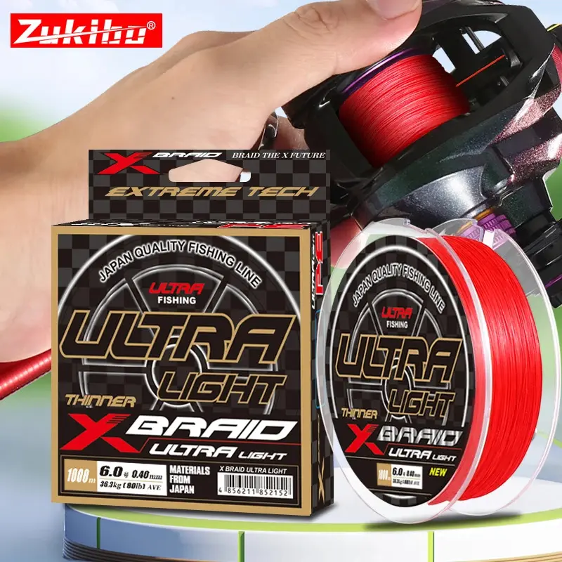 ZUKIBO ULTRA LIGHT Japan 8 Strands Red Braided Fishing Line The Best Multifilament PE Line Never Fade Saltwater Fishing Line - TikTok Shop Philippines ZUKIBO ULTRA LIGHT Japan 8 Strands Red Braided Fishing Line The Best Multifilament PE Line Never Fade Saltwater Fishing Line - TikTok Shop Philippines