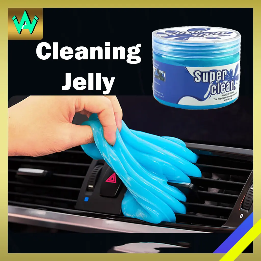 Super Clean Car Cleaning Gel Dust Remover Jelly Magic Cleaner Soft Rubber Gel Cleaner Slime Squishy Toys
