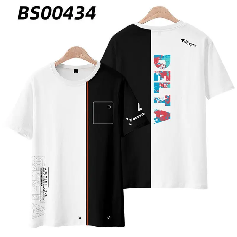 Áo Thun In 3D, Phong Cách Nhịp Điệu Frenetic Δ, Honkai Impact 3, Thời Trang Mùa Hè, Crewneck, ngắn Tay, Đồ Mặc Dạo Phố Trò Chơi Phổ Biến