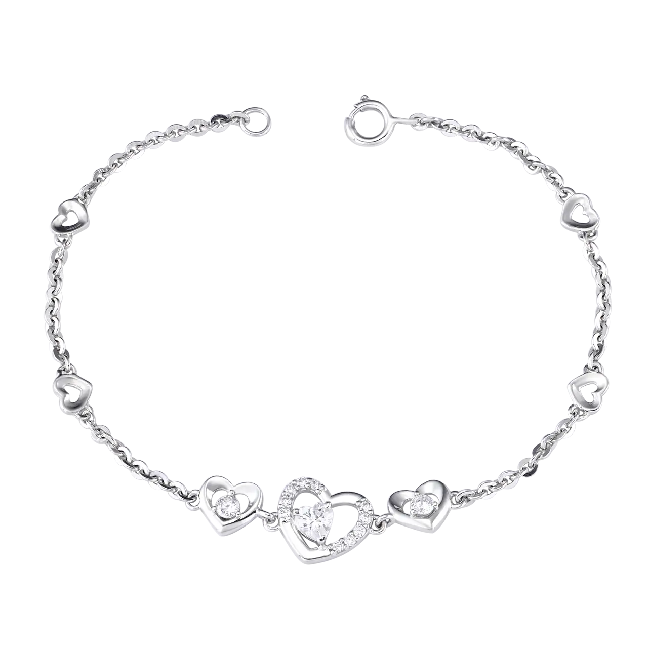 Lắc tay bạc đính đá PNJSilver XMXMK000033