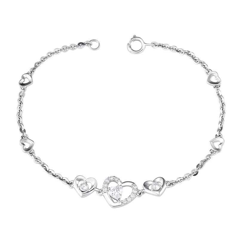 Lắc tay Bạc đính đá PNJSilver XMXMK000033