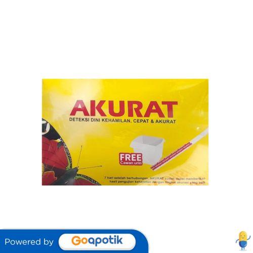 Gambar AKURAT STRIP DETEKSI DINI KEHAMILAN dari Apotek Taman Kedoya by GoApotik Kota Administrasi Jakarta Barat Tokopedia