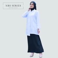 Gambar NRS Series - Baju PDH Putih Tunik Seragam Setelan Khaki PNS - S, Hitm putih set rok A dari NRS Series_NEW Kab. Tasikmalaya 5 Tokopedia