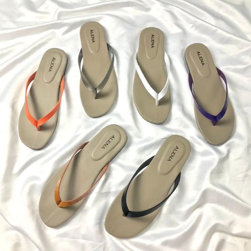 Alena - Sandal Wanita Teplek Jepit/Sandal Wanita Flat Jepit Terbaru M-1