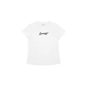 Greenlight Women's T-Shirt Short Sleeve Slim Body Fit Cotton Logo Script Miami  N201124
