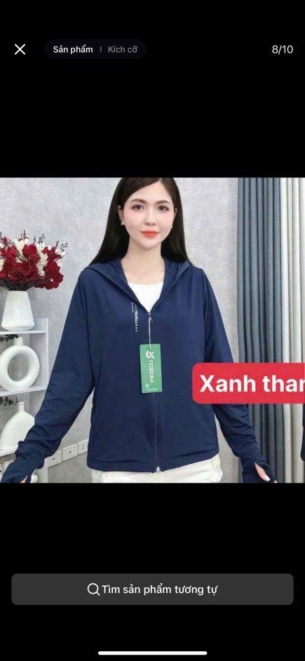 Product Introduction of Hàng 2lớp ) Áo chống nắng nữ SPF 50+ chất liệu Thun cotton  mềm mại giặt máy ko bai xù 6