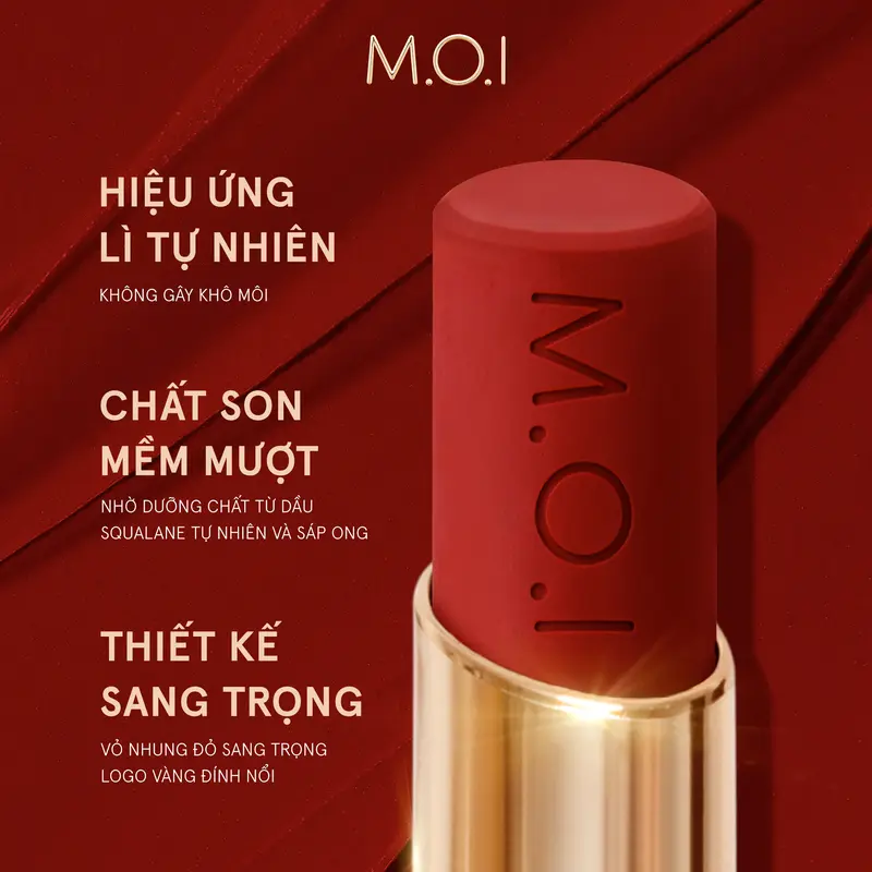 Son thỏi cao cấp Queen Of Rose Phiên bản giới hạn 2.7g 2