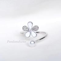 Gambar Panlandwoo - Cincin Wanita Candy Flower Adjustable - Silver dari Panlandwoo Kota Bandung 2 Tokopedia