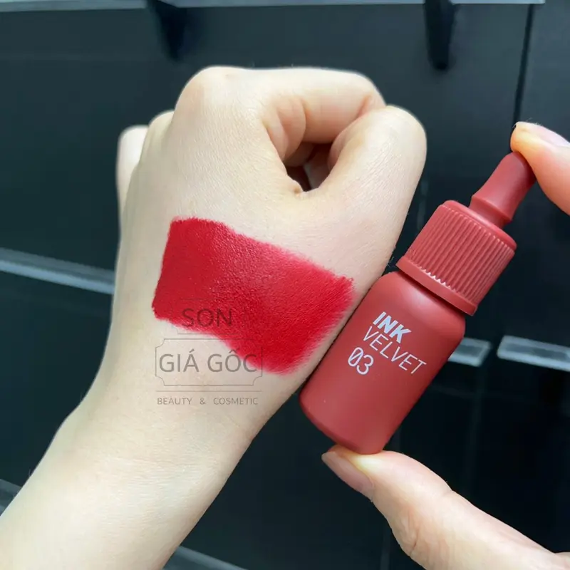 Son Peripera Ink Velvet Lip Tint  lì, son kem lì 4