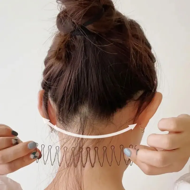 Kẹp Tóc, Để Hoàn Thiện Tóc Con, Băng Đô Vô Hình Dụng Cụ Hữu Ích, Cố Định Tóc Mái, Kẹp Tóc Không để lại dấu vết, Kẹp Tóc, Cho Đầu Sau Và Tóc 2