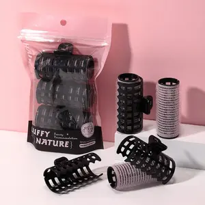 [KOOKO] Hair Curler / Roll Rambut Black Pink Membuat Rambut Bervolume dan Stylish - 5008