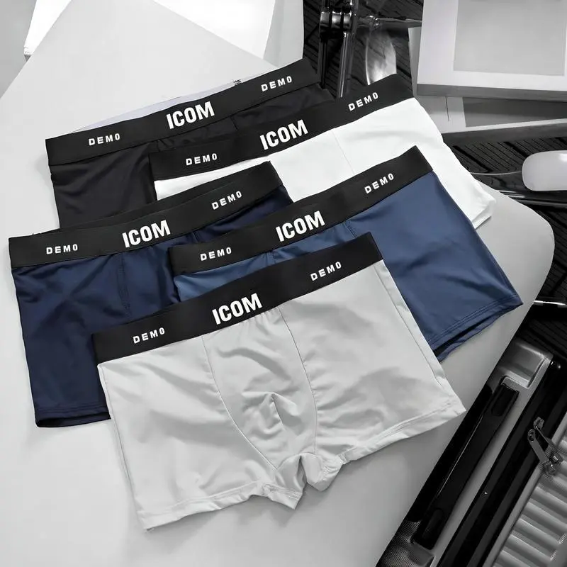 [COMBO 4-5C ]Quần Lót Nam thun lạnh Boxer Nam co giãn MS-04  , Sịp Đùi Nam mềm mịn mát mẻ, Quần Boxer Nam với lớp lót cotton thấm hút mồ hôi, dễ chịu thoáng khí - Menswear 1