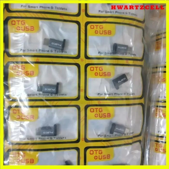 fleco OTG Converter Micro to Type C OTG Sambungan fast charging