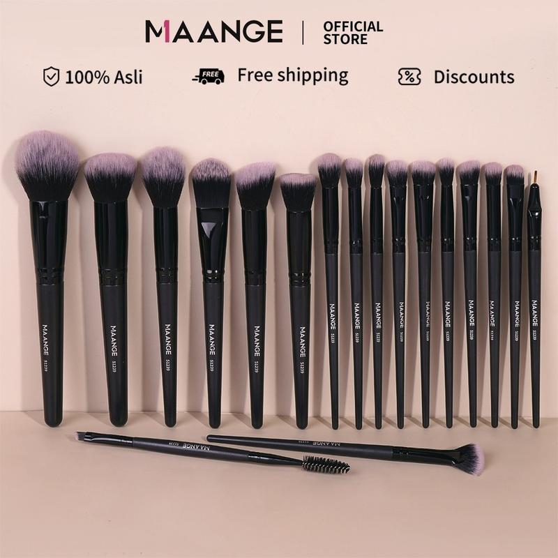 Bộ 18 cọ trang điểm MAANGE chuyên nghiệp cho nữ - Model 51239 - Cosmetic Mỹ Phẩm