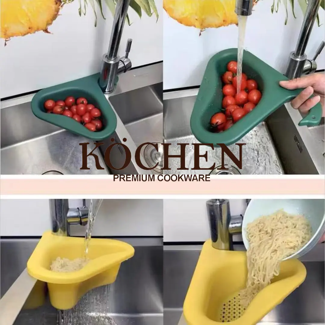 Saringan Sudut Wastafel Angsa Serbaguna plastik kitchenware
