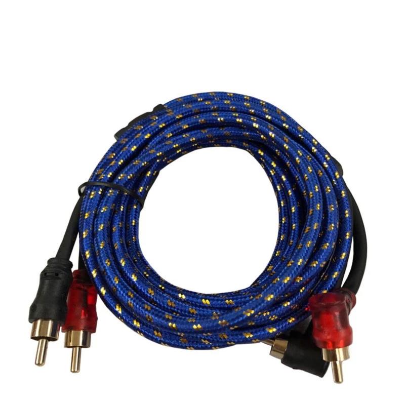 Dây AV 2 Ra 2 Bọc Dù các loại 1m, 2m, 3m, 5m, 6m. Lắp Loa Sub, Hệ Thống Âm Thanh Ô Tô Chuyên Dụng chất lượng cao. Phụ Kiện