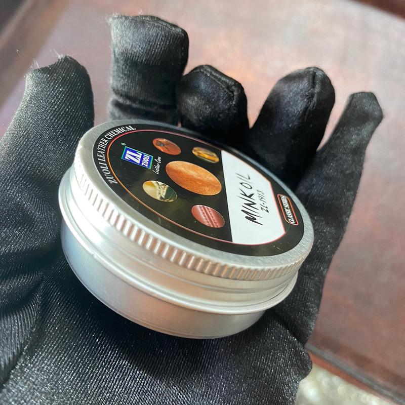 Mink oil mỡ chồn 30ml chuyên bảo dưỡng chăm sóc đồ da, phục hồi làm mới giày da, túi ví, áo da, ghế da 5