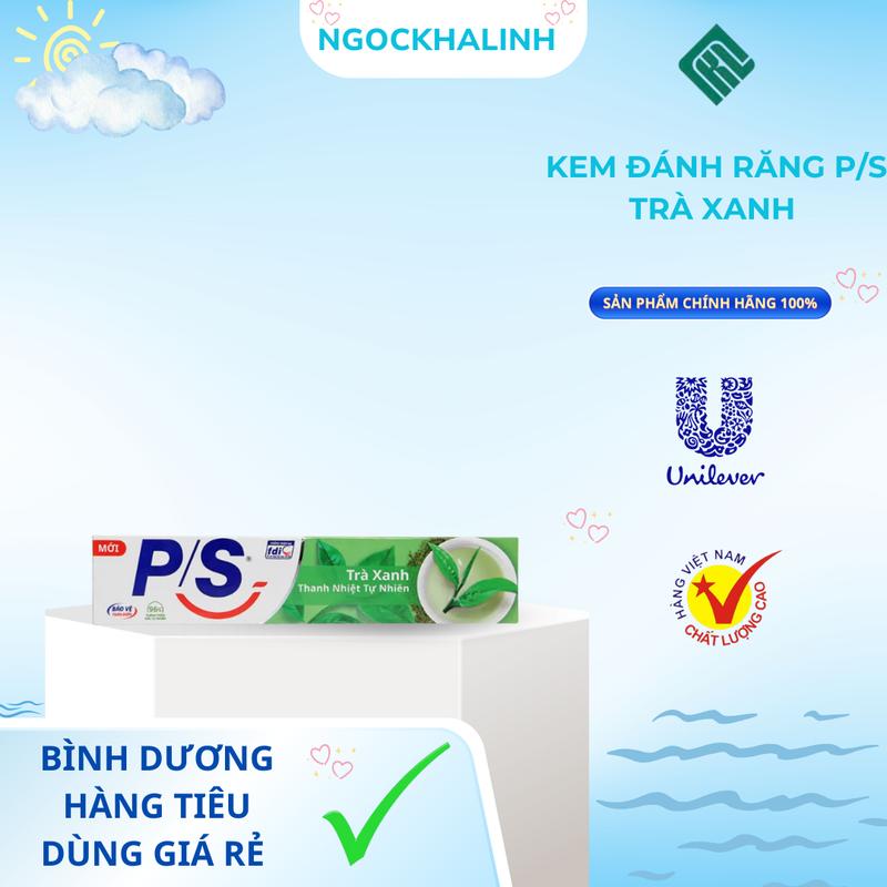  Kem đánh răng PS Trà xanh Thanh Nhiệt Tự Nhiên 100g 