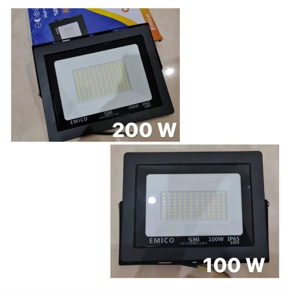 Lampu Sorot 100w 200w PUTIH Emico PUTIH BEST SELLER HIGH QUALITY