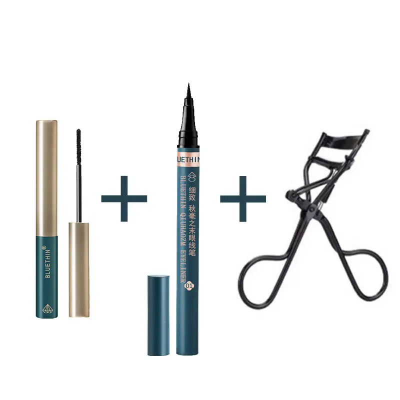 【Gaya Wajah】 Dengan Eyeliner Dan Penggulung Sulu, Tahan Air, Tahan Luntur, Tahan 36 Jam, Gelistir, Berkelok, Tahan Peluh, Tiga Dimensi.