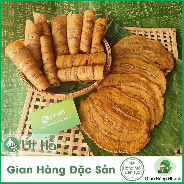 Chuối Ép Phơi Khô Túi 200gr Chuối Khô Dẻo Ngon Tự Nhiên