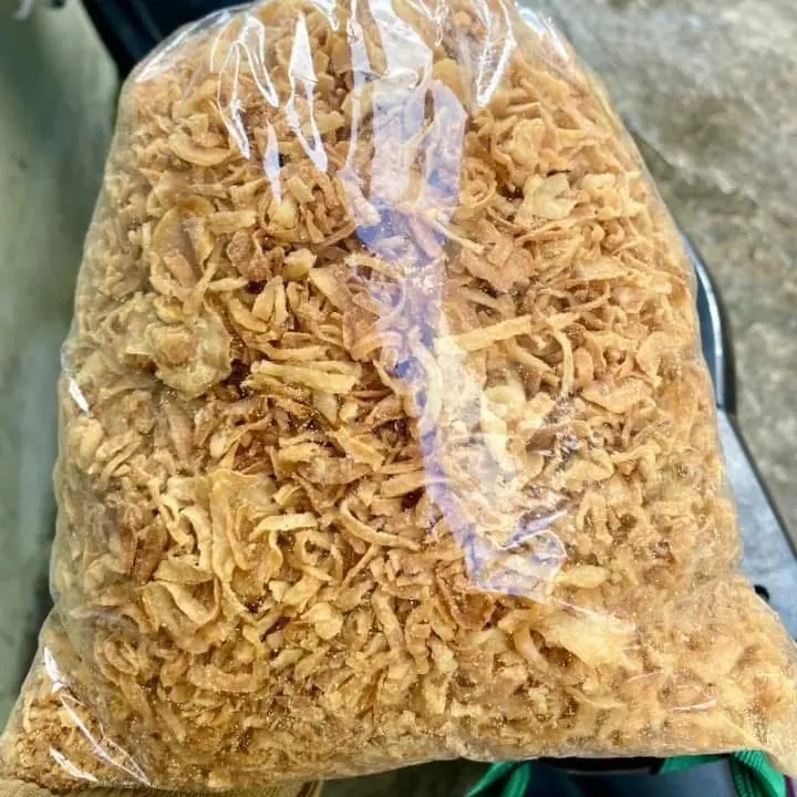 hành phi thơm ngon dùng cho bánh tráng vv… - food Snack Ăn Vặt 1