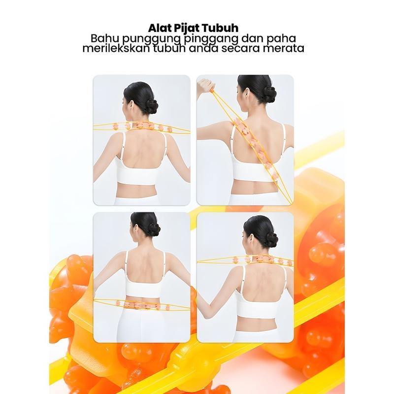 Product Introduction of Alat Pijat Leher Punggung Terapi Badan Pijat Rol Pinggang Refleksi Nyeri Sendi Rasa Pegal Capek 1