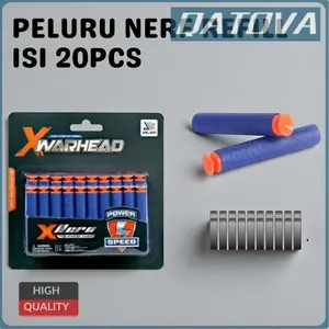 QATOVA P3lurv Soft Bullet Isi 10PCS Tembakan P3lurv Soft Bullet Refill Tembakan Isi Ulang P3lurv