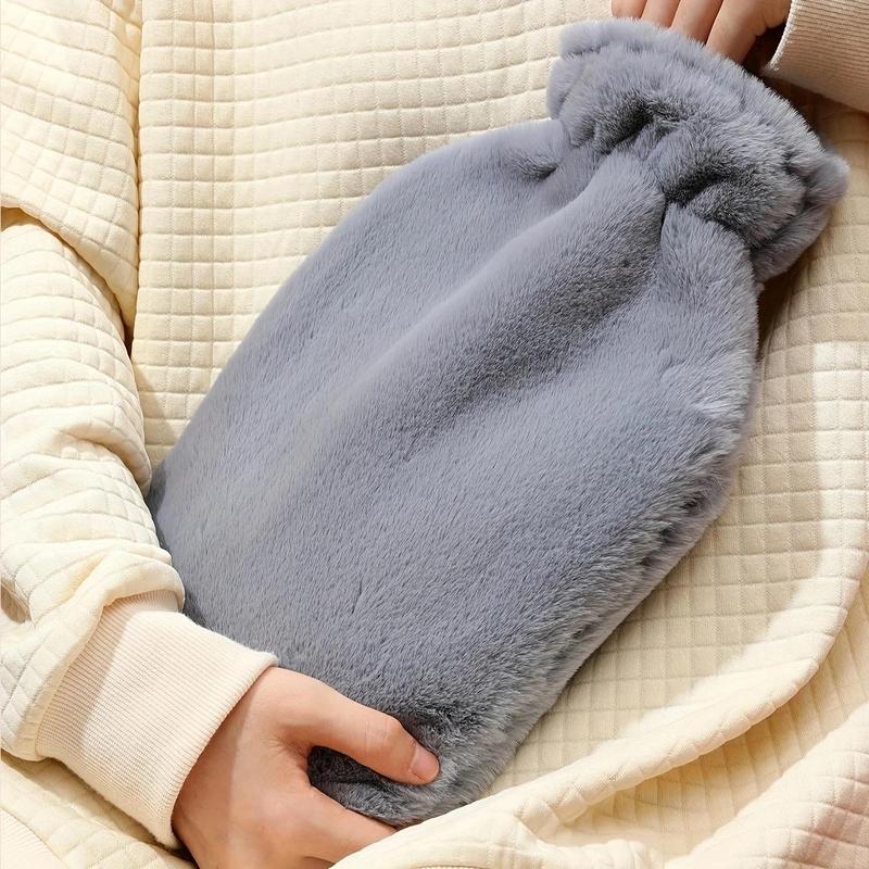 Product Introduction of 1pc 1000/2000ml Water Injection PVC Hot Water Bag, Simple and Fashionable Explosion-proof Flushing Warm Water Bag Bottles Cup 6