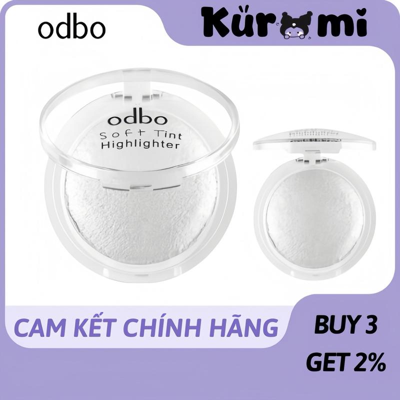 ODBO Phấn Bắt Sáng Mini Tạo Khối Odbo Soft Tint Hightlighter OD173 Có Nhũ Chuẩn Nội Địa Thái Makeup Tự Nhiên 4g Cosmetic Mỹ Phẩm Trang Điểm