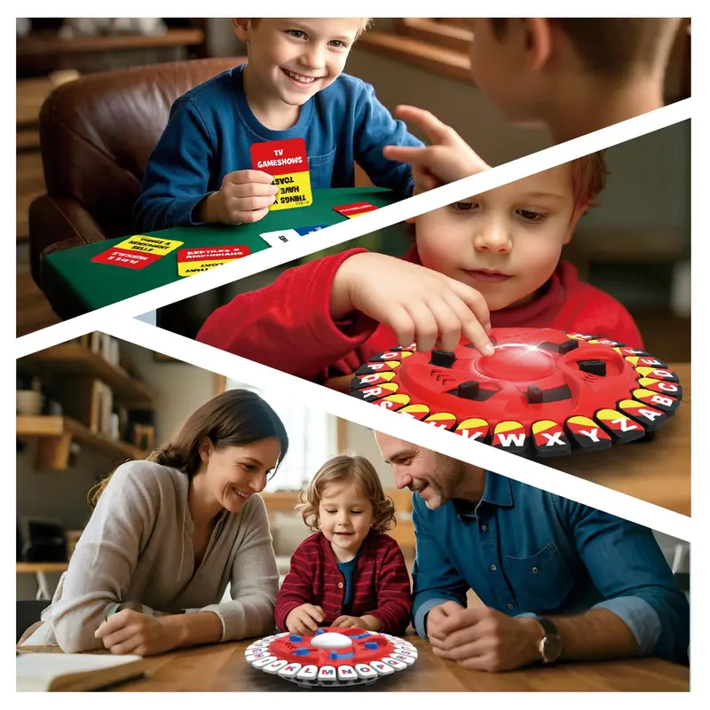 Alphabet Learning Game, 1 Count Letter Press Game, Quick Thinking Letter Press Game, Fast-paced Board Game for Family & Friends 8