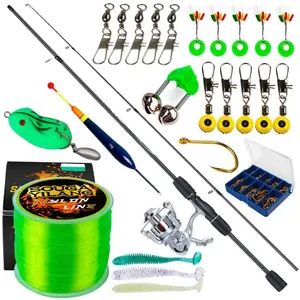 Joran Pancing Lengkap 1.8M Joran Western Gear Ratio 5,2:1 Joran Lengkap Murah Reel 6BB