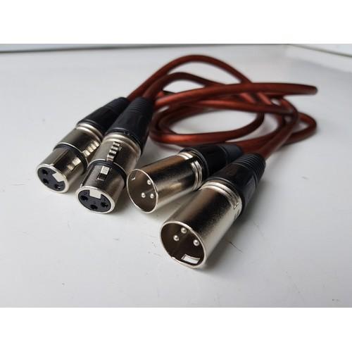 2 Dây Canon Đực Cái Lõi Đồng Dài 80cm Chắc Chắn - Bền Bỉ Kết Nối Vang - Âmly - Lọc Xì - Nâng Tiếng - Mixer - Cục Đẩy