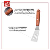 Gambar Sutil / Spatula Tepanyaki Garis / Scraper With Wooden Handle SUBRON Stainless (2716195) dari Restomart Kitchen Solution Kota Administrasi Jakarta Pusat 3 Tokopedia